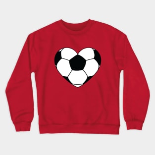 Football Heart Crewneck Sweatshirt